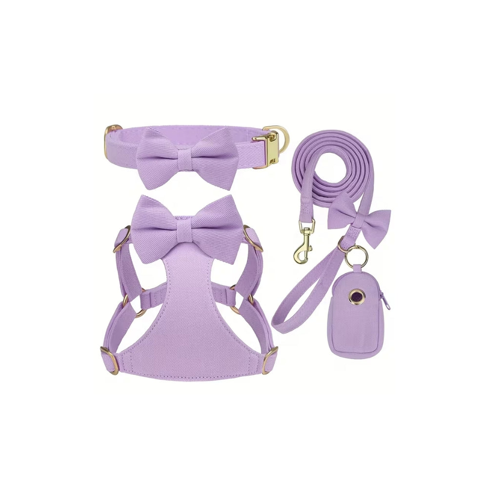 SET PETTORINA-COLLARE-GUINZAGLIO PER ANIMALI DI PICCOLA TAGLIA