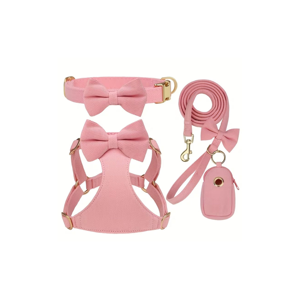 SET PETTORINA-COLLARE-GUINZAGLIO PER ANIMALI DI PICCOLA TAGLIA