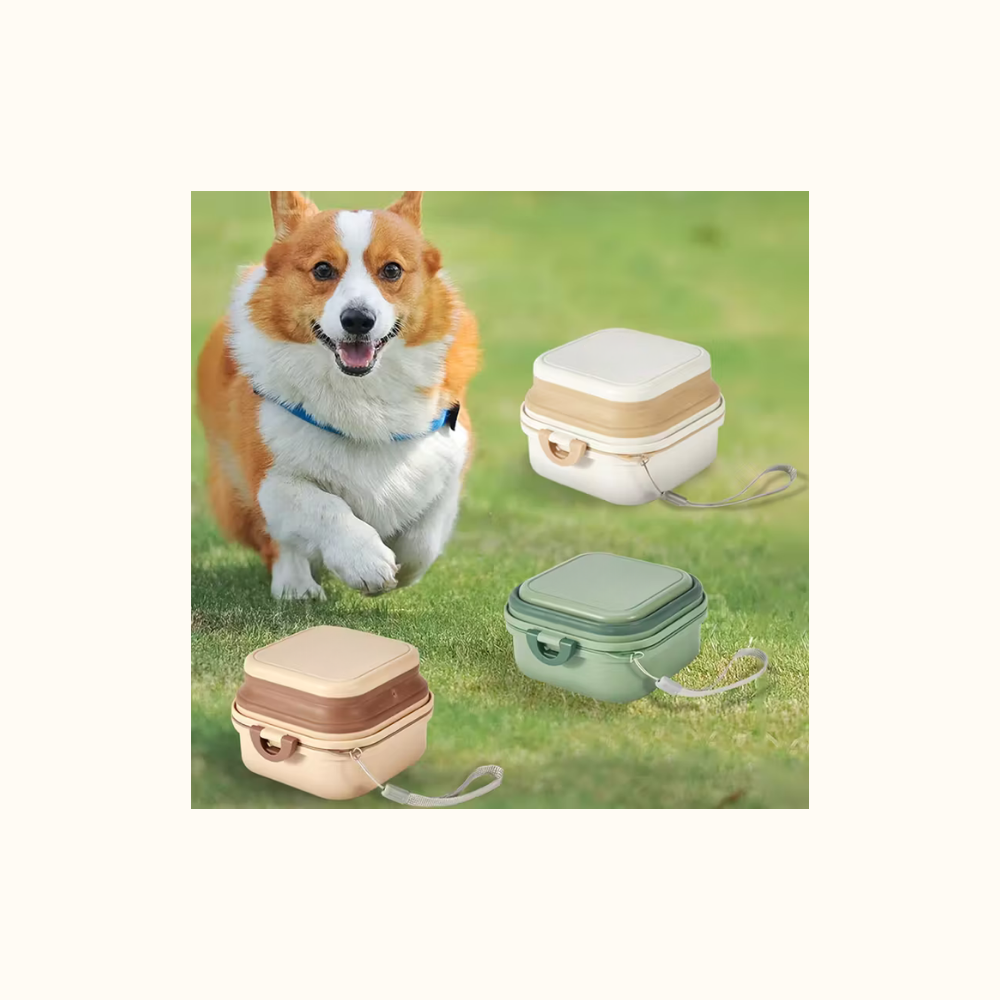 CIOTOLA PER CANI PORTATILE 2 IN 1