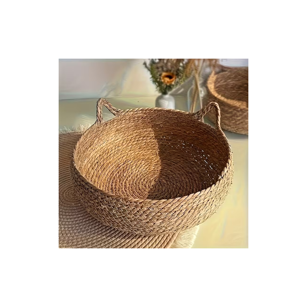 CUCCIA TONDA IN RATTAN NATURALE