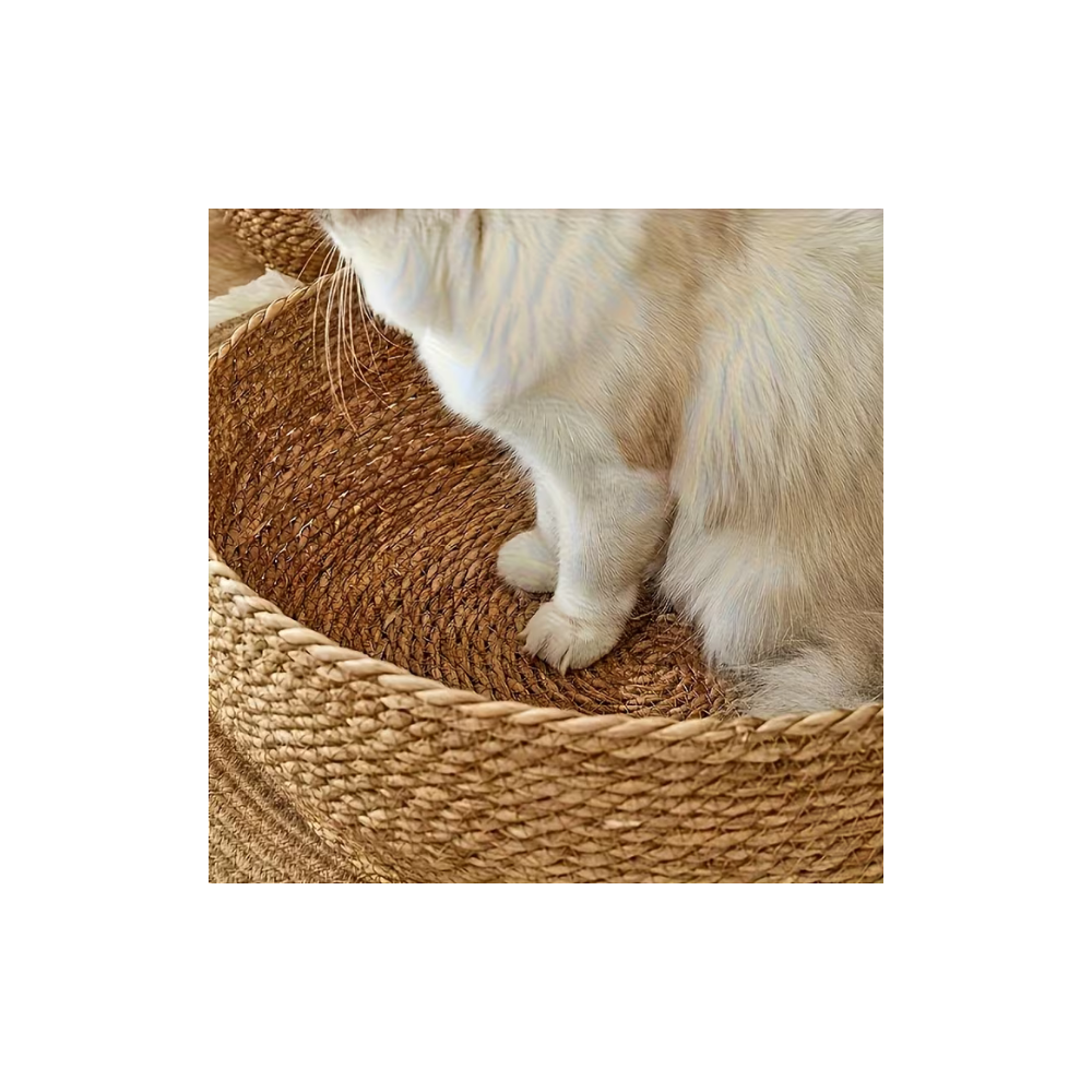 CUCCIA TONDA IN RATTAN NATURALE