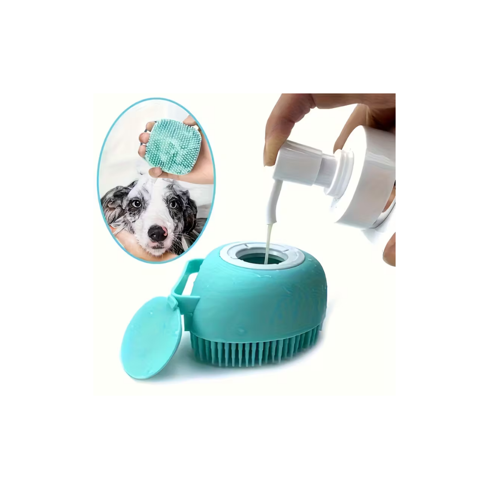 SPAZZOLA PER BAGNO CON DISPENSER PER SAPONE